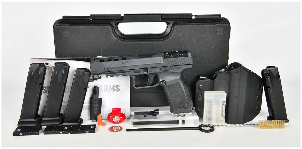 Lot 522: Canik TP9SFx Semi-Automatic Pistol 9mm with 5.2 Inch Barrel
