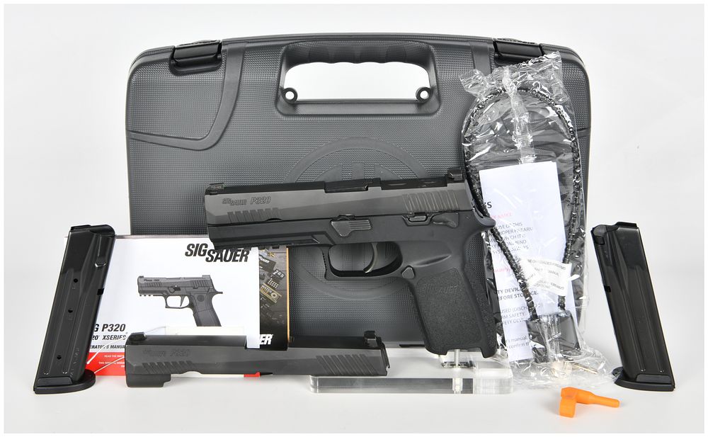 Lot 570: Sig Sauer P320 Semi-Automatic Pistol 9mm with 4.7 Inch Barrel