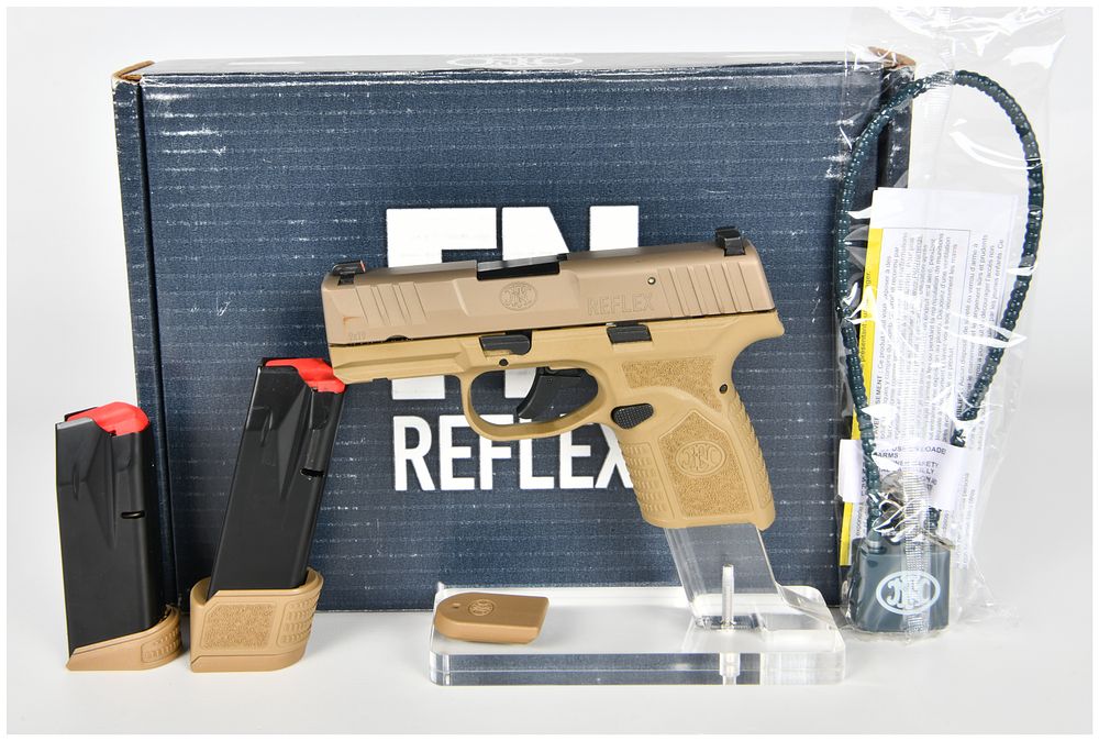 Lot 1056: FN Reflex Semi-Automatic Pistol 9mm with 3.3 Inch Barrel