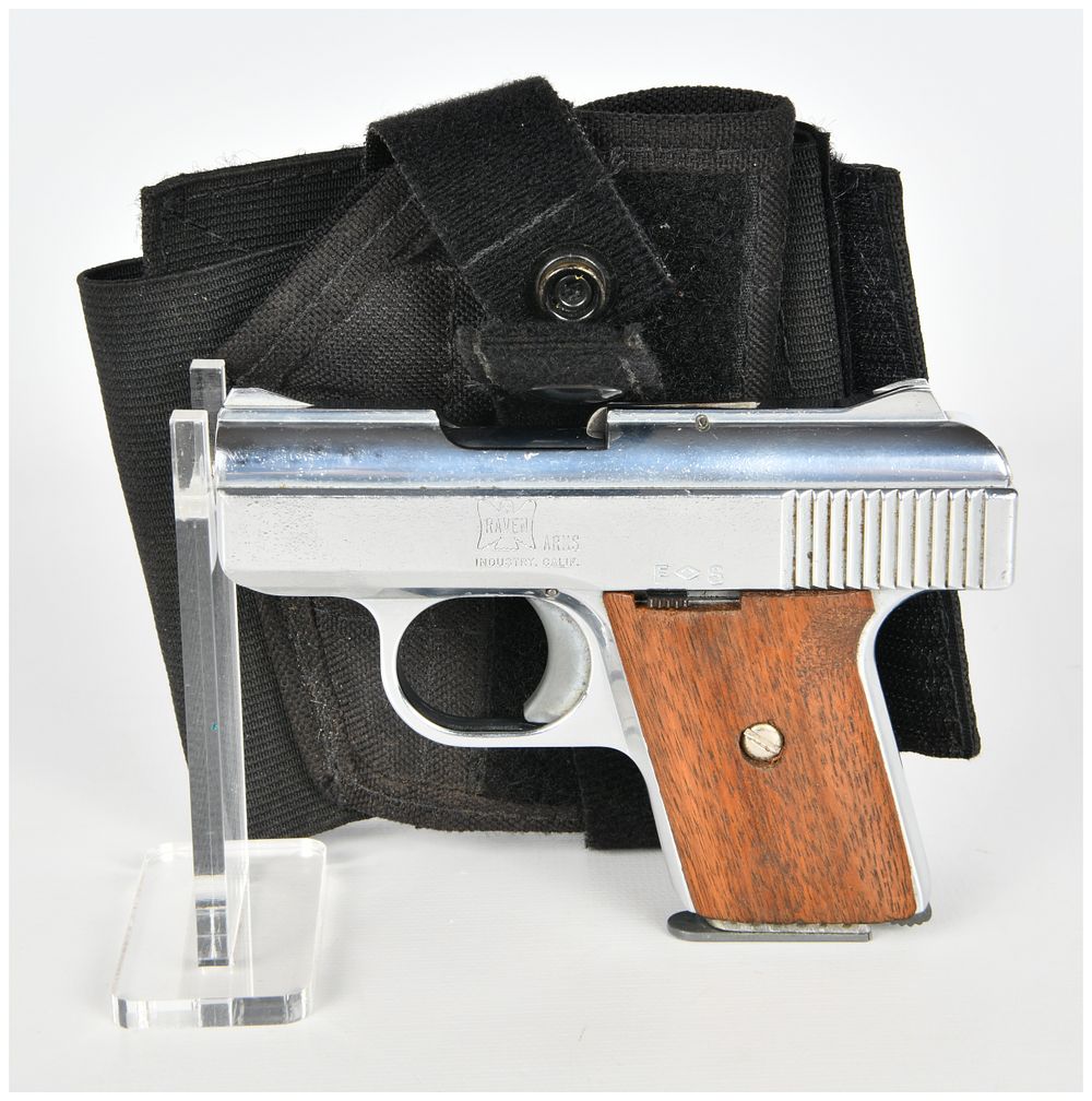 Lot 1071: Raven Arms Model MP-25 Semi-Automatic Pistol .25 Auto with 2.5 Inch Barrel