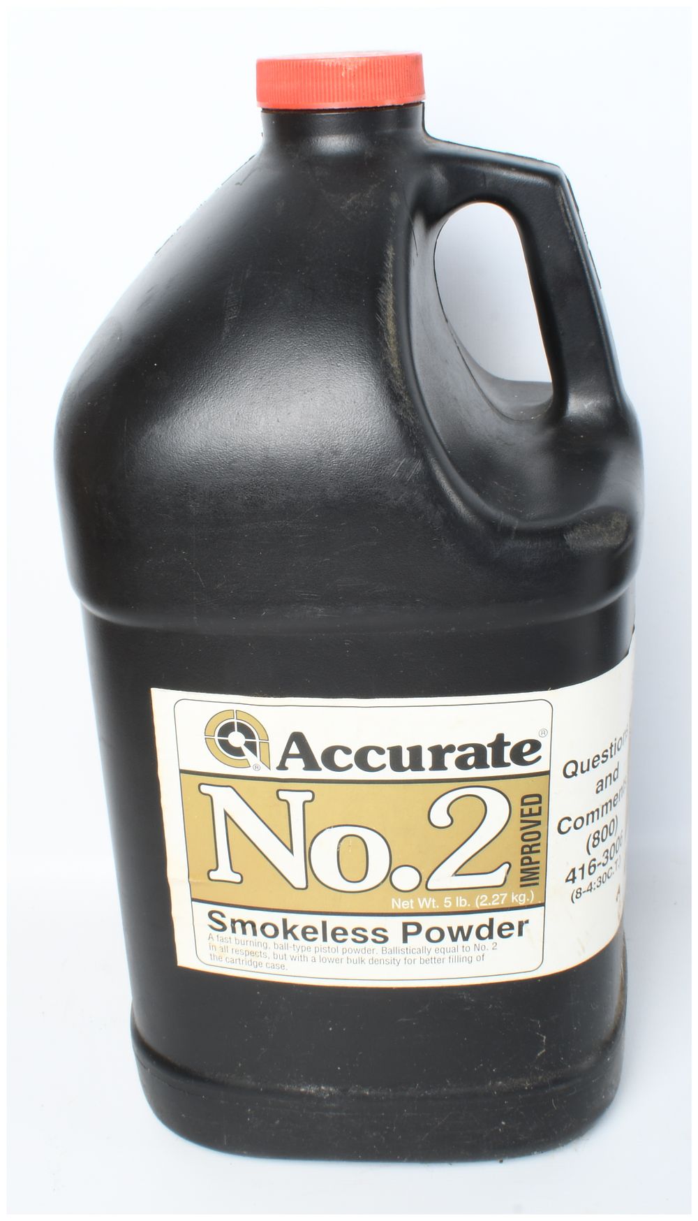 Lot 1078: Accurate No. 2 Improved Smokeless Powder 3 Lbs