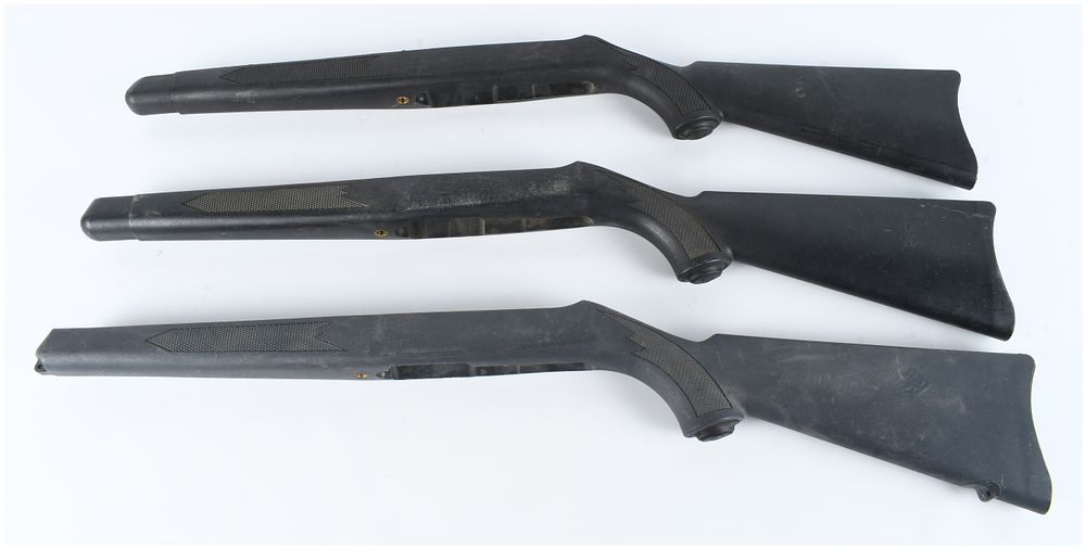 Lot 1082: Three Ruger 10/22 Semi-Automatic Rifle Stocks .22 LR