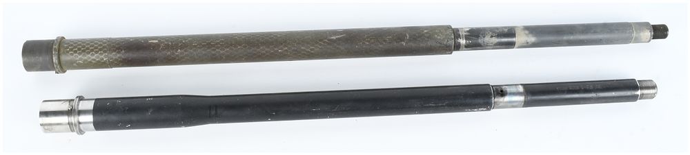 Lot 1094: A Pair of Boss Barrels and Unmarked AR-15 Semi-Automatic Rifle Barrels 5.56mm and 6mm MAX
