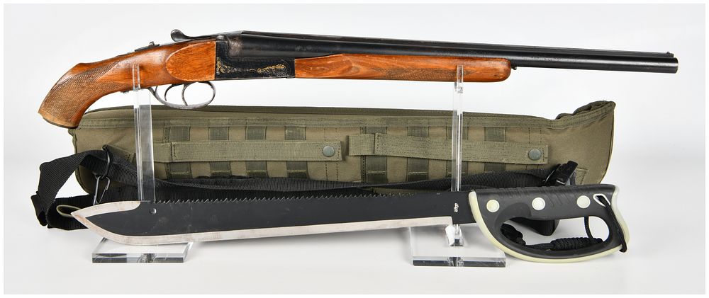 Lot 1098: Zabala Hermanos Side-by-Side Break-Action Shotgun 20-Gauge