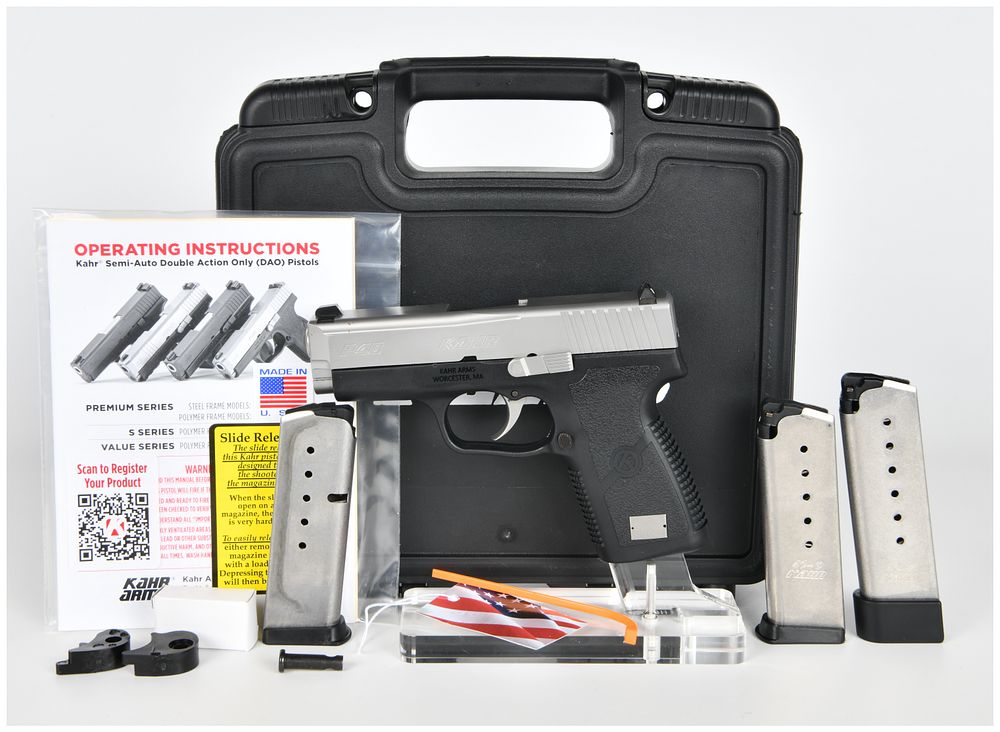 Lot 1101: Kahr Arms P40 Semi-Automatic Pistol .40 S&W with 3.6 Inch Barrel