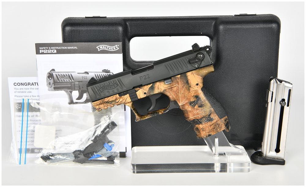 Lot 1107: Walther P22 Semi-Automatic Pistol .22 LR with 3.42 Inch Barrel