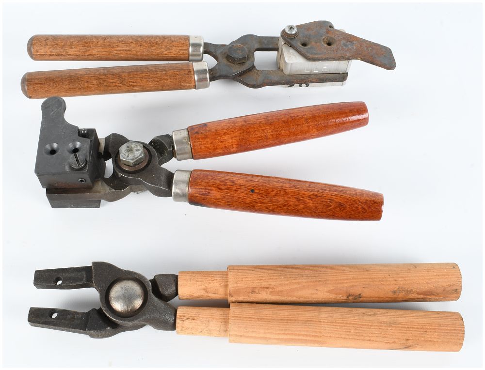 Lot 1144: A Trio of Lee and Lyman Bullet Molds and Handles
