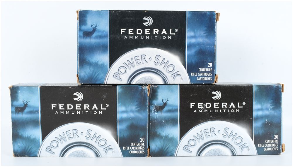 Lot 1150: A Lot of 60 Rounds of Federal Power-Shok .300 Winchester Magnum Ammunition