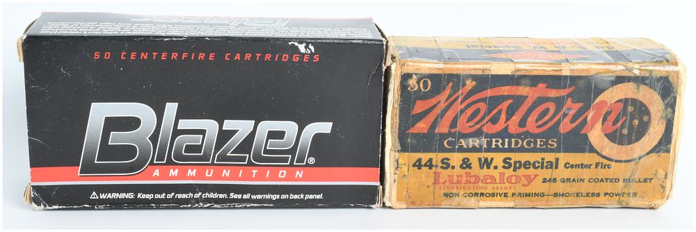 Lot 1156: A Lot of 43 .44 S&W Special Cartridges