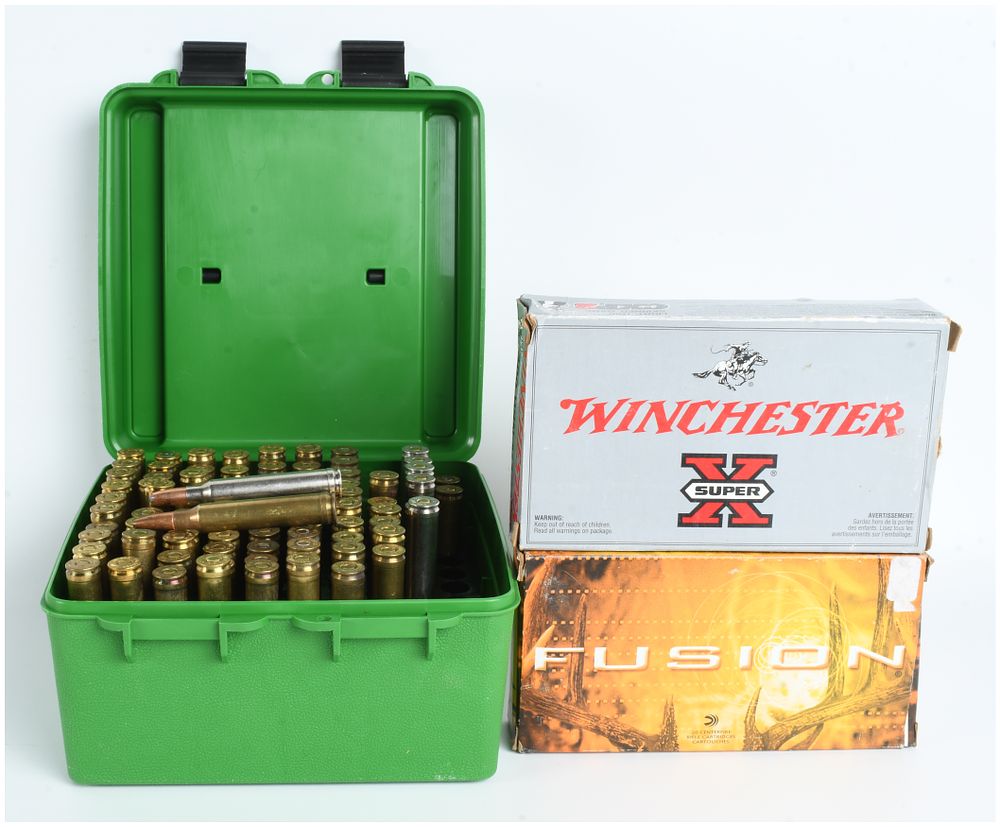 Lot 1186: A Lot of 93 .300 Winchester Magnum Centerfire Rifle Cartridges