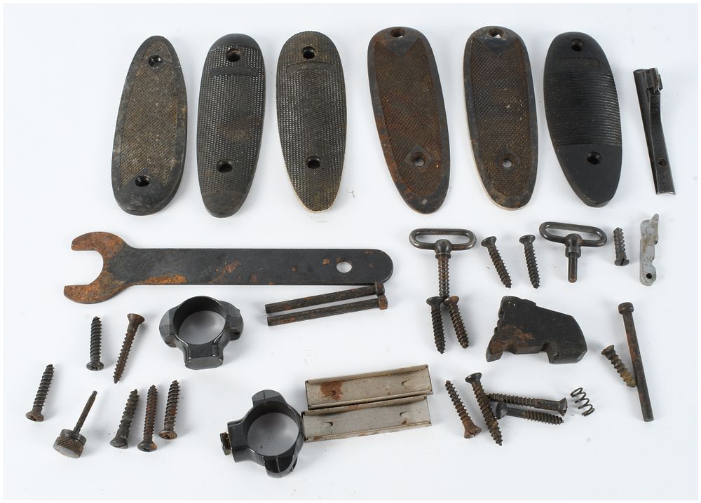 Lot 1207: A Collection of 36 Assorted Firearm Parts and Accessories