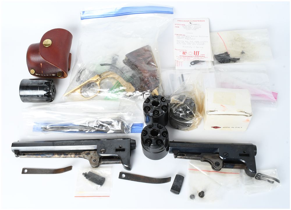 Lot 1208: F.lli Pietta Percussion Revolver Parts .36 and .44 Caliber for Parts/Repair