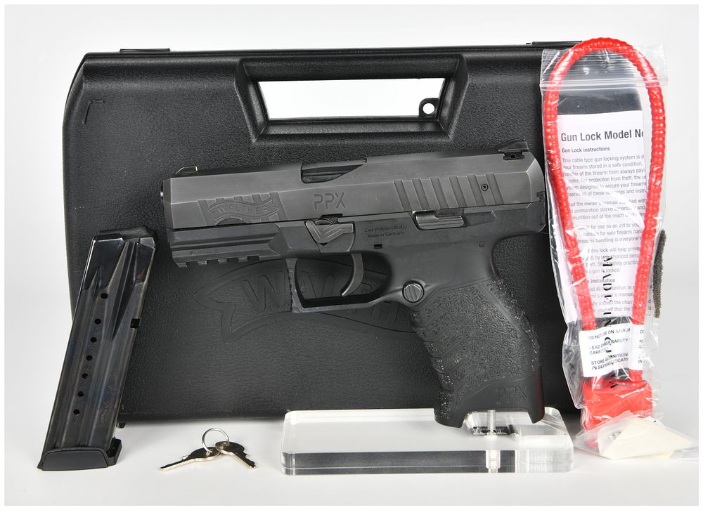Lot 1275: Walther PPX Semi-Automatic Pistol 9mm Luger with 4 Inch Barrel