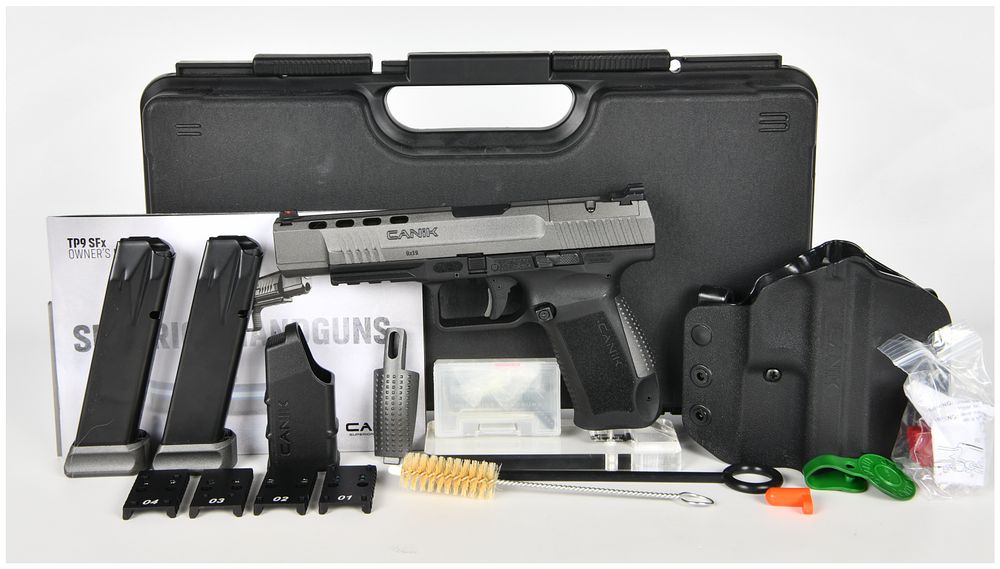 Lot 1287: Canik TP9SFx Semi-Automatic Pistol 9mm with 5.2 Inch Barrel