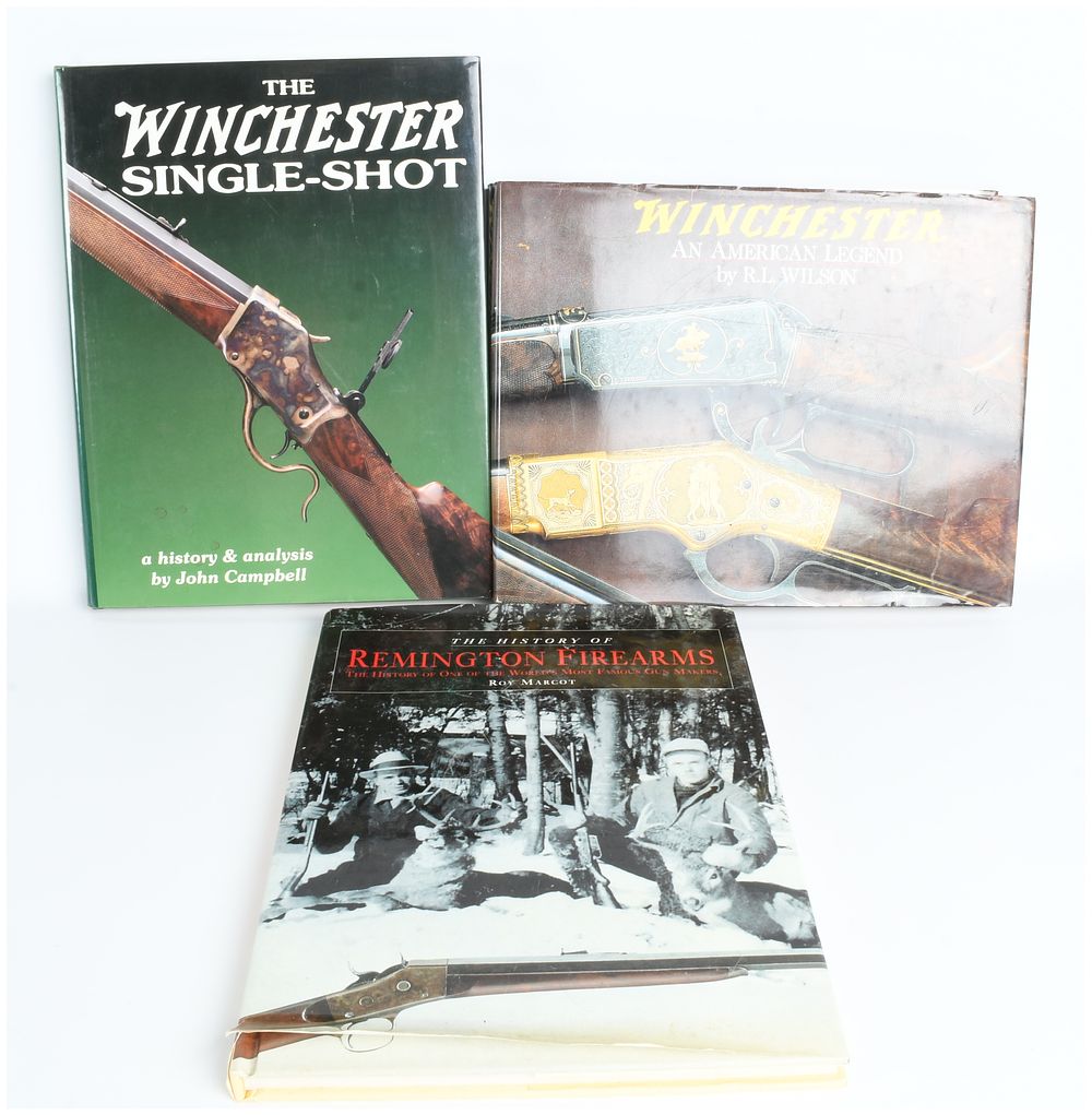Lot 1289: Three Volumes on American Firearms History: Winchester and Remington. (DJ)