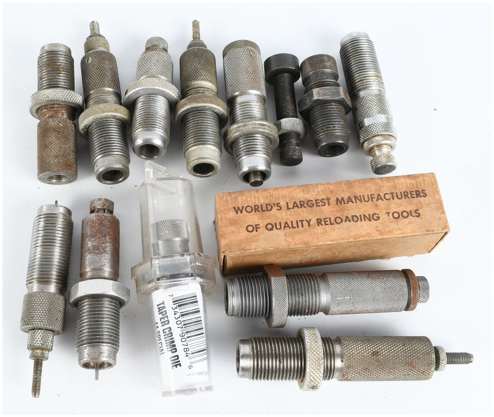 Lot 1295: An Assortment of Reloading Dies and Components