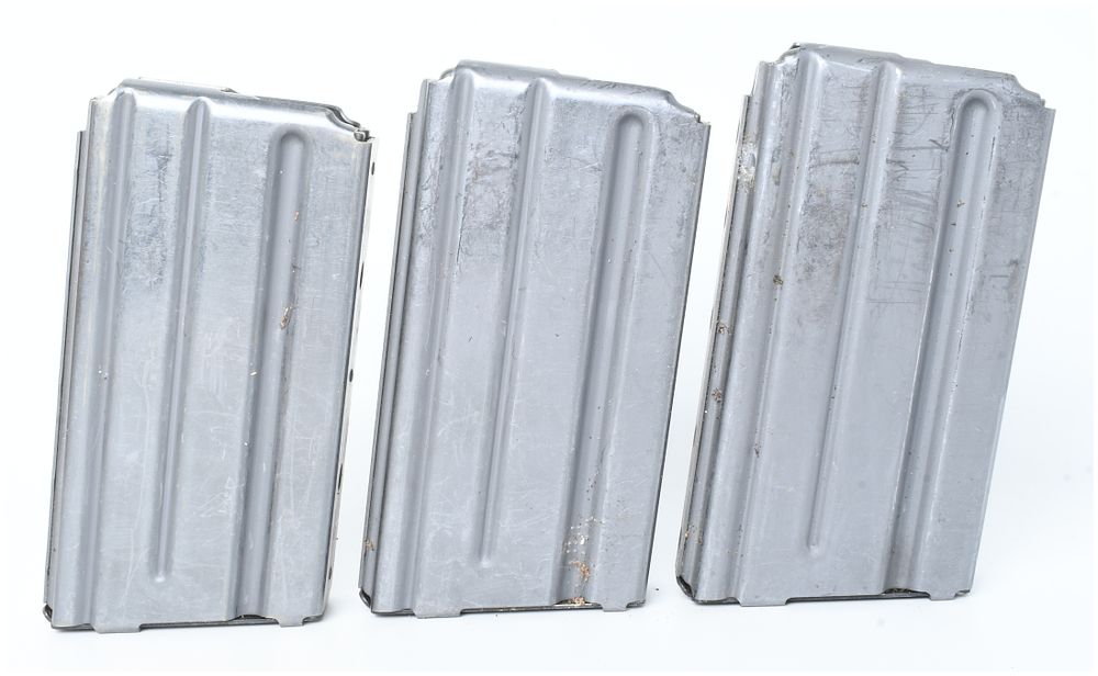 Lot 1354: A Trio of Colt AR-15 20-Round Magazines 5.56mm