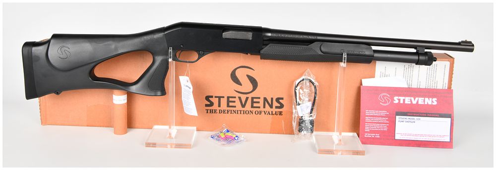 Lot 1359: Stevens Model 320 Pump Action Shotgun 20 Gauge with 18.5 Inch Barrel