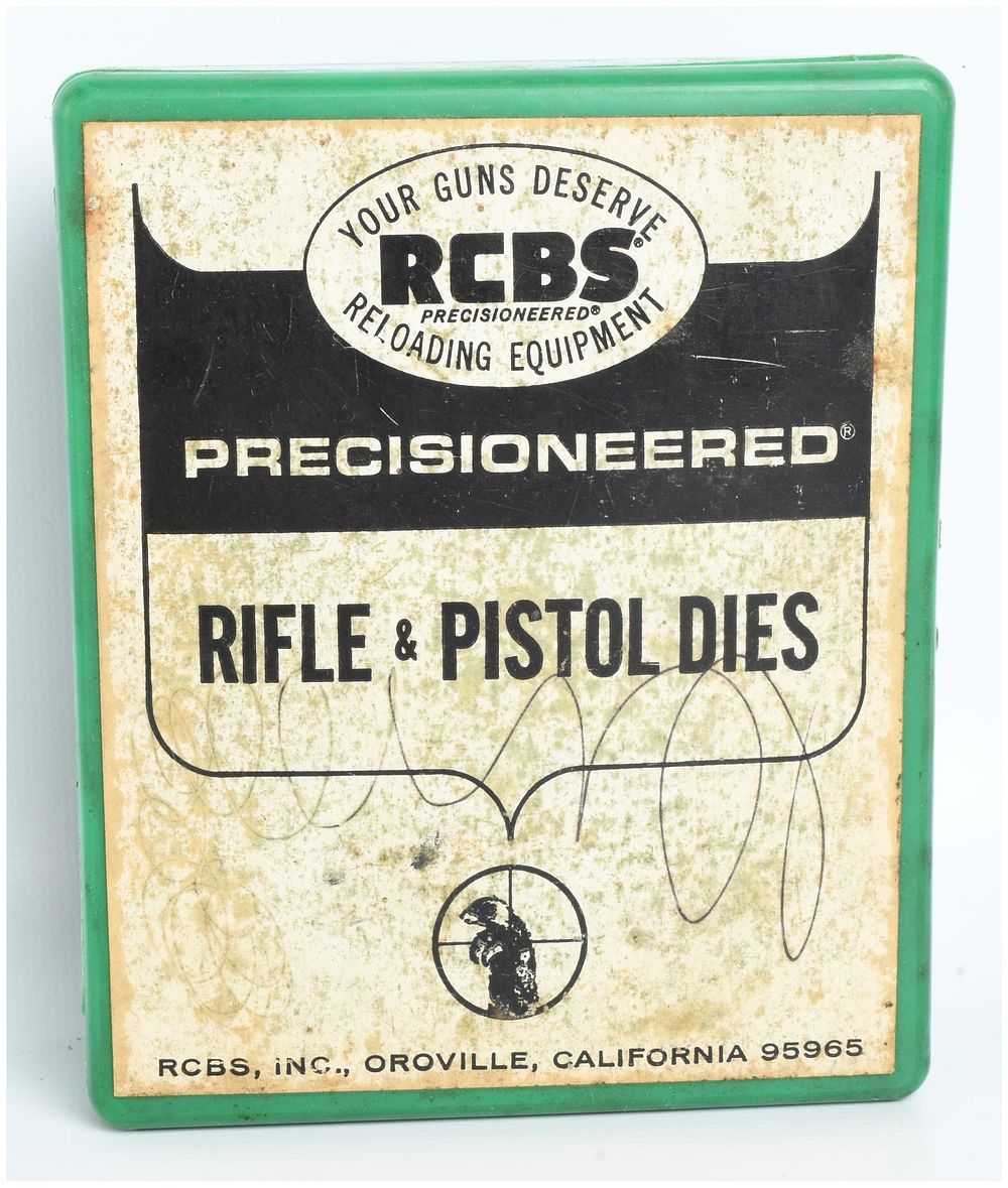 Lot 1381: A Group of 4 RCBS Precisioneered Reloading Dies and 2 Cartridges .243 Winchester