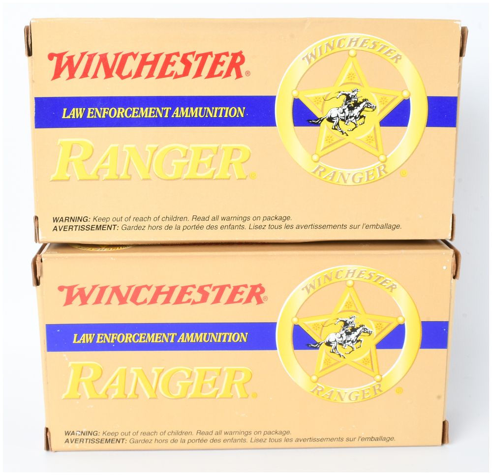 Lot 1405: Winchester Ranger Law Enforcement Ammunition .40 S&W 100 Rounds