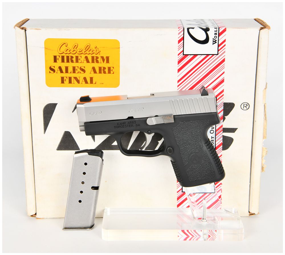 Lot 1413: Kahr Arms CM9 Semi-Automatic Pistol 9x19mm with 3 Inch Barrel