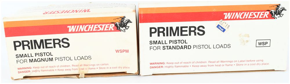 Lot 1445: Winchester WSP and WSPM Small Pistol Primers 1100 Count