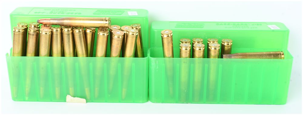 Lot 1594: A Lot of 21 Hornady and Nosler .300 H&H Magnum Ammunition Rounds