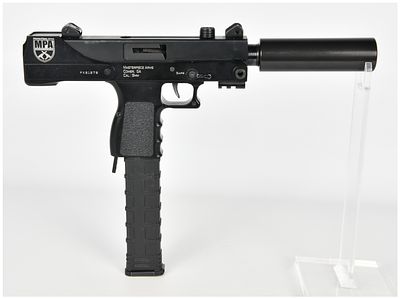 MasterPiece Arms MPA Defender Semi-Automatic Pistol 9mm with 6 Inch Barrel. This MasterPiece 