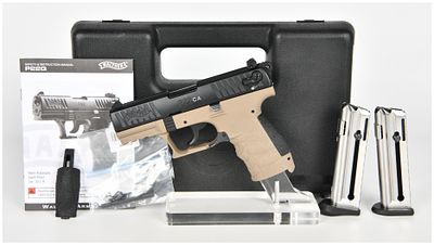 Walther P22 CA Semi-Automatic Pistol .22 LR with 3.42 Inch Barrel. This Walther P22 CA is a 