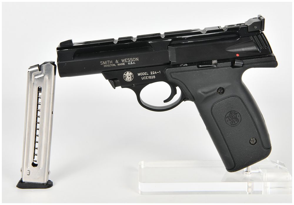 Lot 312: Smith & Wesson Model 22A-1 Semi-Automatic Pistol .22 LR with 4 Inch Barrel