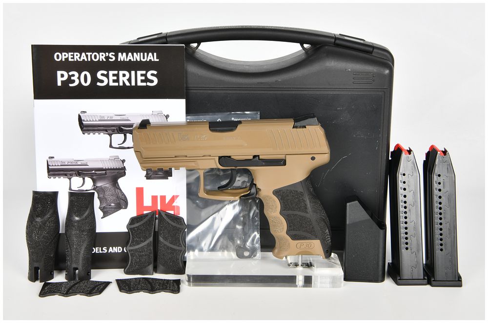 Lot 402: Heckler & Koch P30-V1 Semi-Automatic Pistol 9mm with 3.85 Inch Barrel