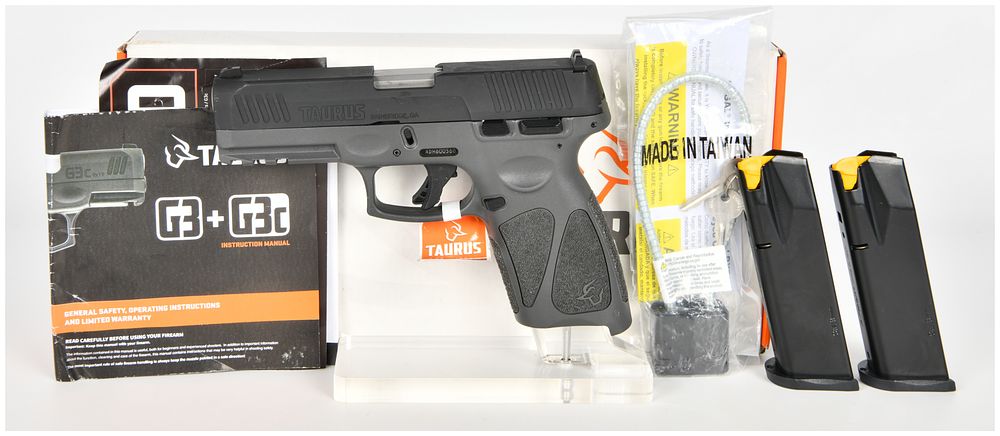Lot 456: Taurus G3 Semi-Automatic Pistol 9mm with 4.0 Inch Barrel