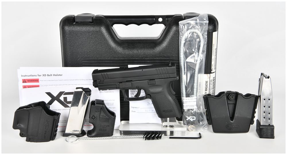 Lot 1053: Springfield Armory XD-45 Semi-Automatic Pistol .45 ACP with 4 Inch Barrel