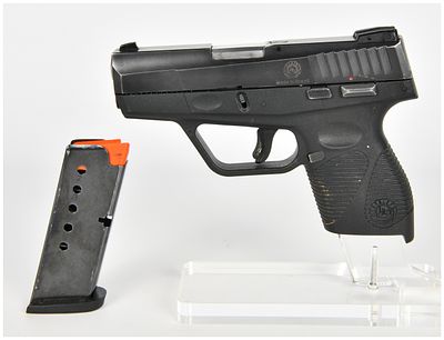 Taurus 740 Slim Semi-Automatic Pistol .40 S&W with 3.2 Inch Barrel. This lot features a Taurus 