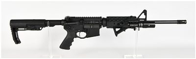 Spike's Tactical Crusader Semi-Automatic Rifle 5.56 NATO with 16 Inch Barrel. This 