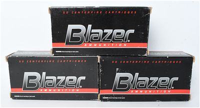 A Lot of 150 Rounds CCI Blazer 38 Special +P Ammunition. This lot consists of 150 rounds of CCI 