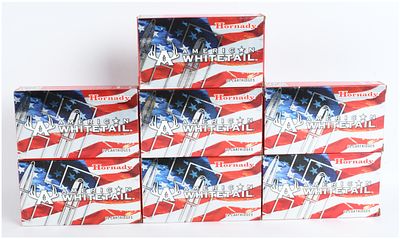 A Lot of 140 Rounds Hornady American Whitetail Ammunition .308 Winchester. This lot consists of 