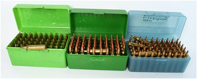 A Lot of 153 Rounds of Remanufactured .22-250 Remington Ammunition. This lot consists of 153 