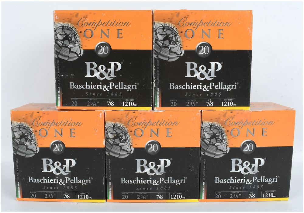 Lot 70: Baschieri & Pellagri Competition ONE Shotgun Ammunition 20 Gauge