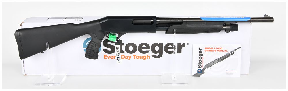 Lot 99: Stoeger Model P3000 Pump Action Shotgun 12 Gauge with 18.5 Inch Barrel