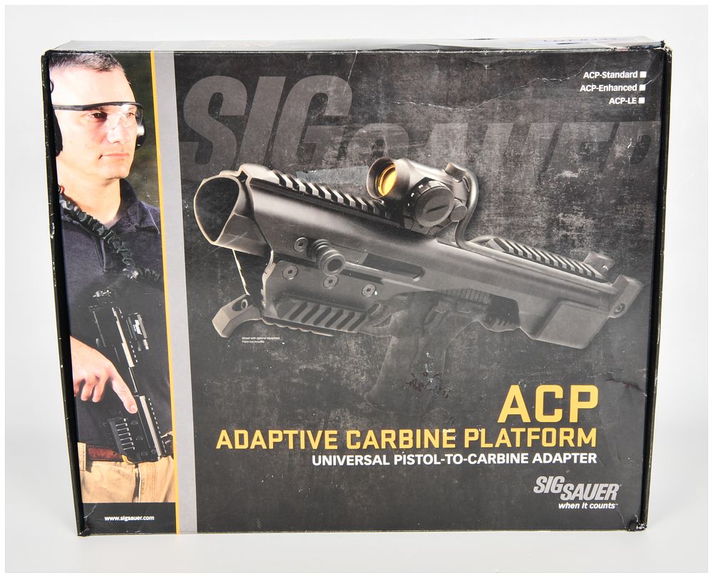 Lot 143: Sig Sauer ACP Enhanced Universal Pistol-to-Carbine Adapter