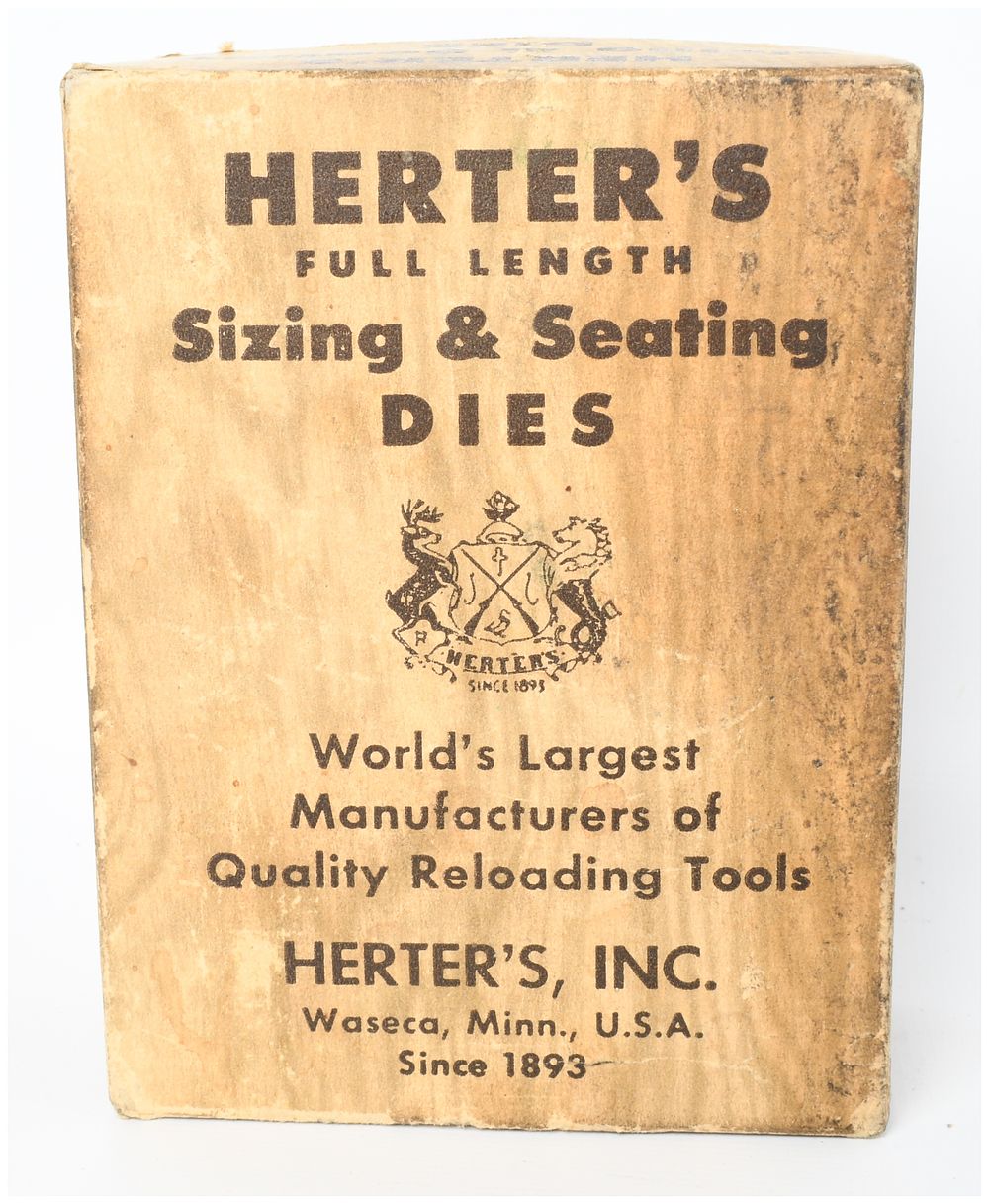 Lot 170: A Pair of Herter's Inc. Full Length Sizing and Seating Dies .243 Caliber
