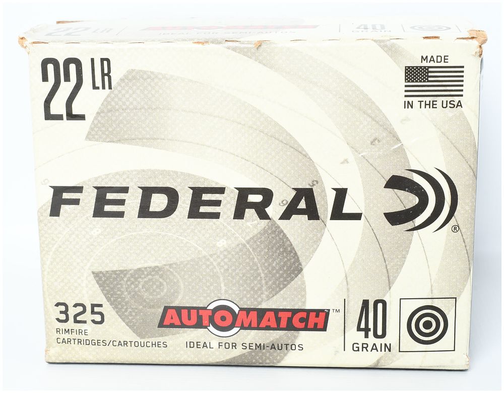 Lot 229: Federal Champion AutoMatch Rimfire Ammunition .22 Long Rifle