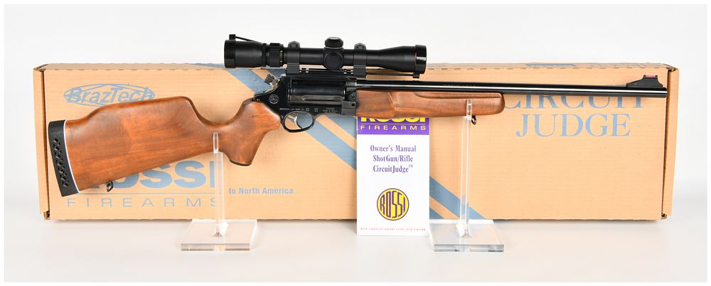 Lot 249: Rossi Circuit Judge Revolving Action Rifle .45 Long Colt/.410 Gauge with 18.5 Inch Barrel