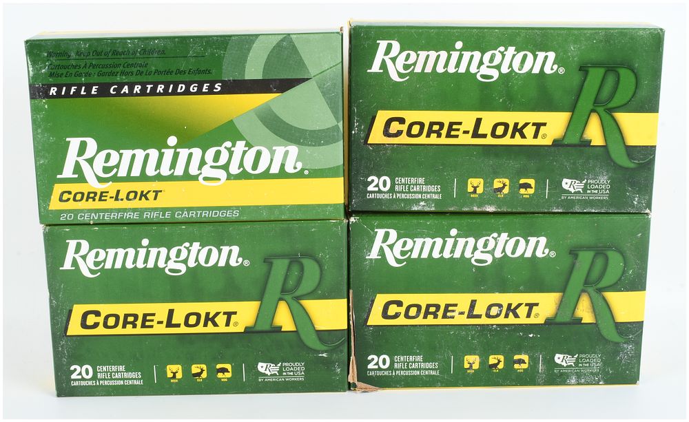 Lot 250: A Lot of 80 Remington Core-Lokt .270 Winchester Centerfire Rifle Ammunition