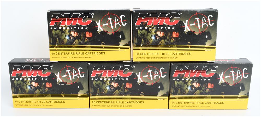 Lot 259: PMC X-TAC 5.56 NATO 62 Grain Light Armor Piercing Ammunition