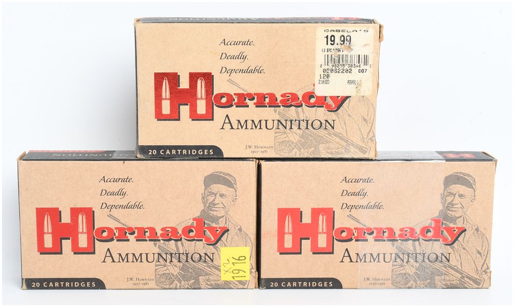 Lot 280: A Lot of 60 Hornady Custom and Varmint Express Ammunition 6.8mm Remington SPC