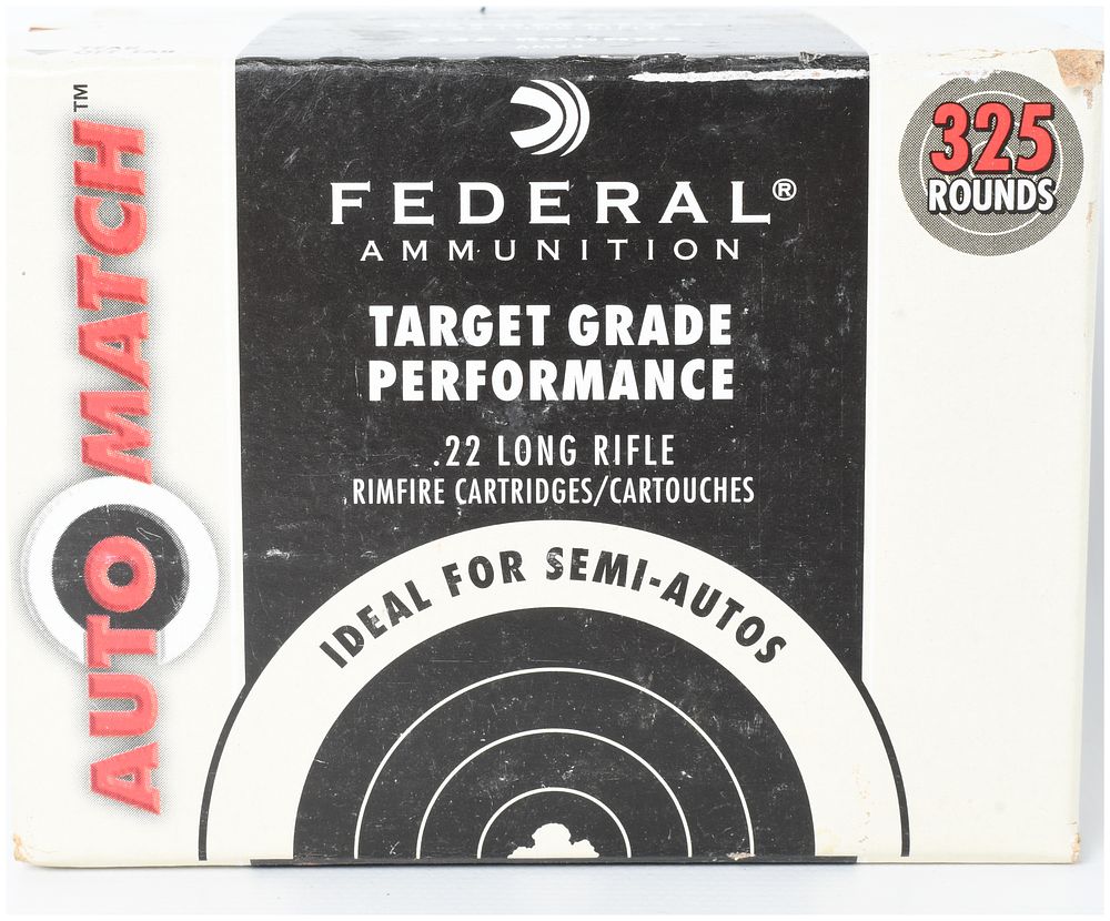 Lot 283: Federal AutoMatch Ammunition .22 Long Rifle