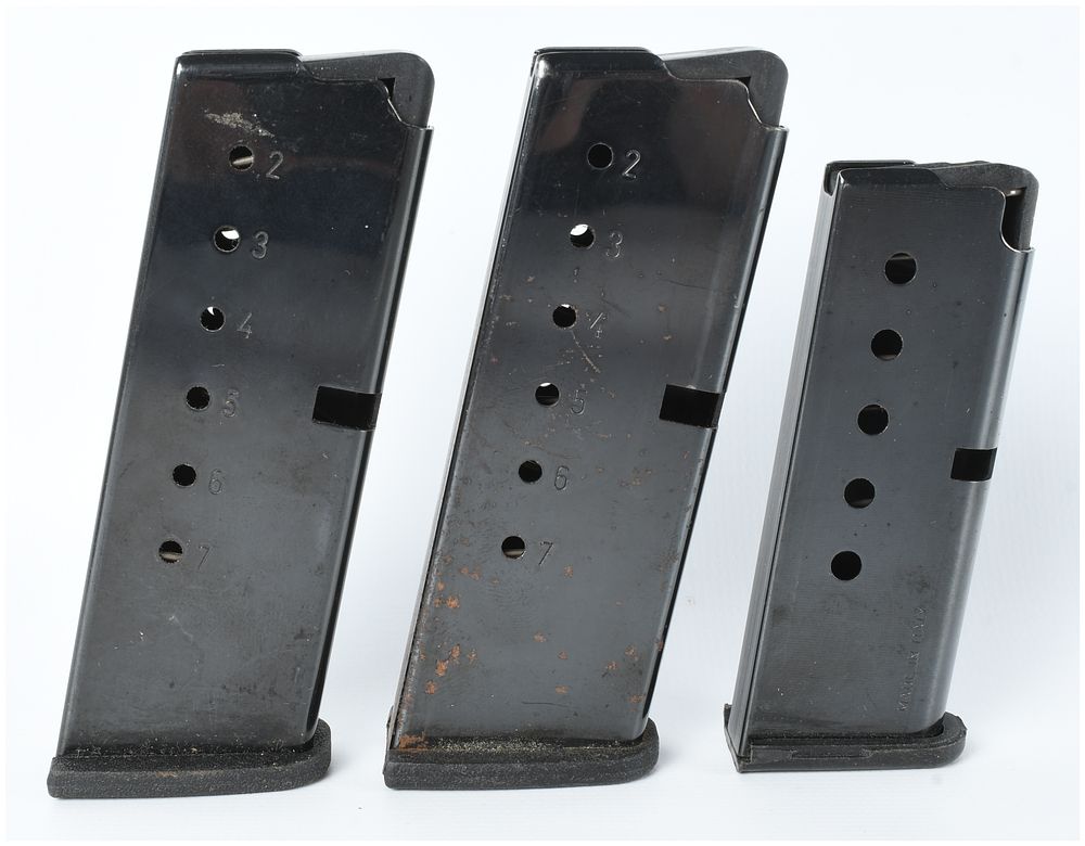 Lot 344: Trio of Kel-Tec PF-9 & P-32 Semi-Automatic Pistol Magazines