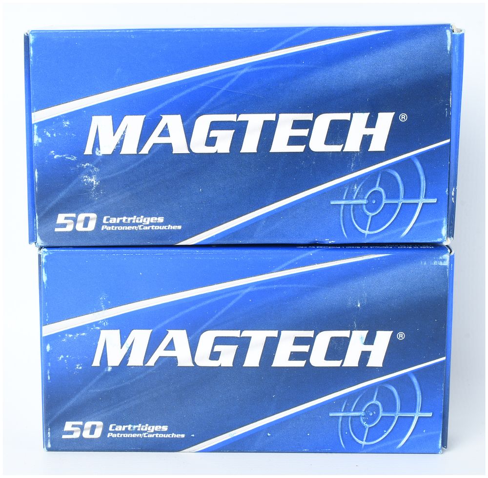 Lot 385: A Lot of 100 Rounds Magtech 9mm Luger Ammunition
